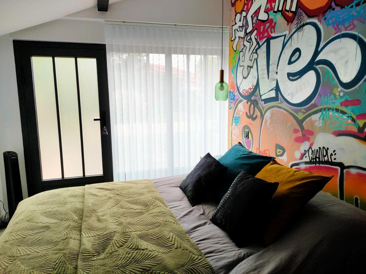 Chambre Street Art Capbreton Extérieur photo